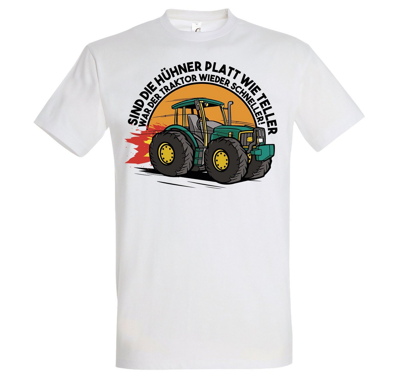 Youth Designz T-Shirt Traktor Farmer Herren Shirt mit trendigem Frontprint von Youth Designz