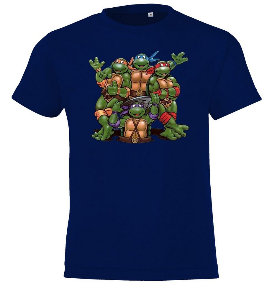 Youth Designz T-Shirt Turtles Kinder T-Shirt mit trendigem Frontprint von Youth Designz