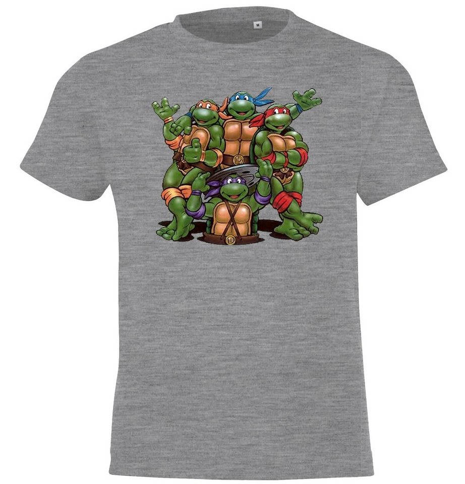 Youth Designz T-Shirt Turtles Kinder T-Shirt mit trendigem Frontprint von Youth Designz