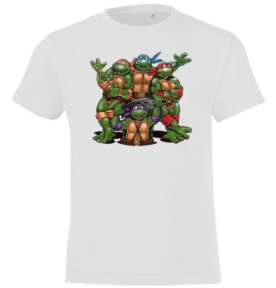 Youth Designz T-Shirt Turtles Kinder T-Shirt mit trendigem Frontprint von Youth Designz