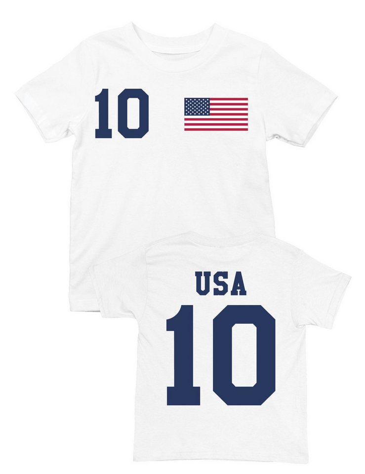 Youth Designz T-Shirt USA Kinder T-Shirt im Fußball Trikot Look WM 2026 mit trendigem Motiv von Youth Designz