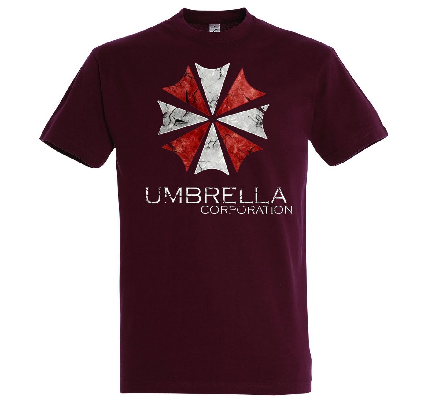 Youth Designz T-Shirt Umbrella Corparation Herren Shirt mit trendigem Frontprint von Youth Designz