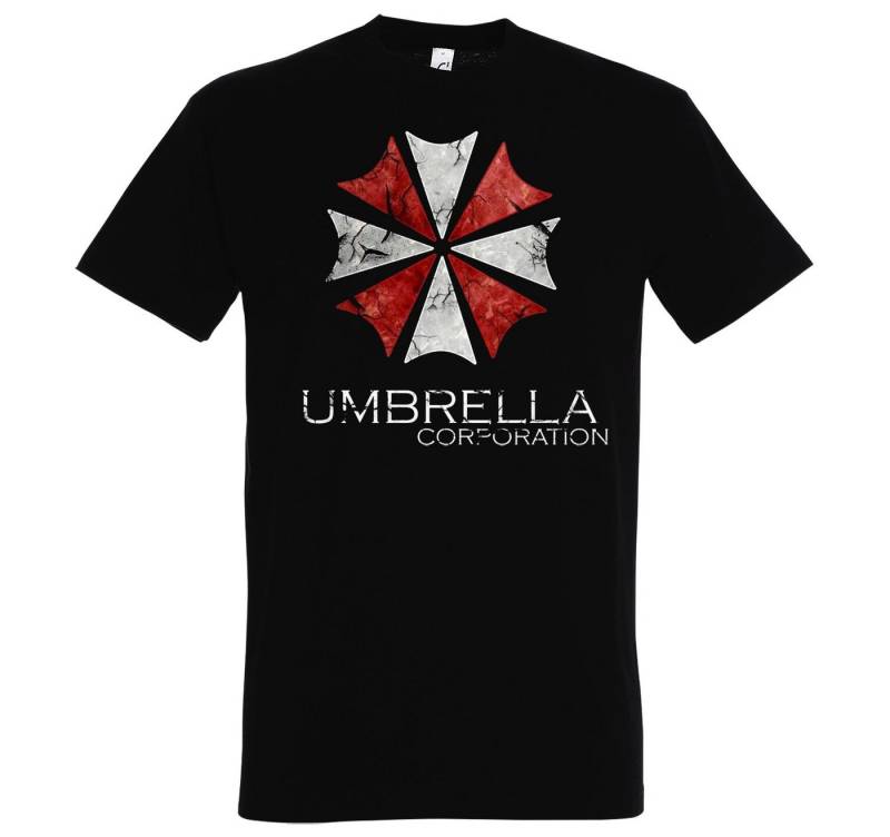 Youth Designz T-Shirt Umbrella Corparation Herren Shirt mit trendigem Frontprint von Youth Designz