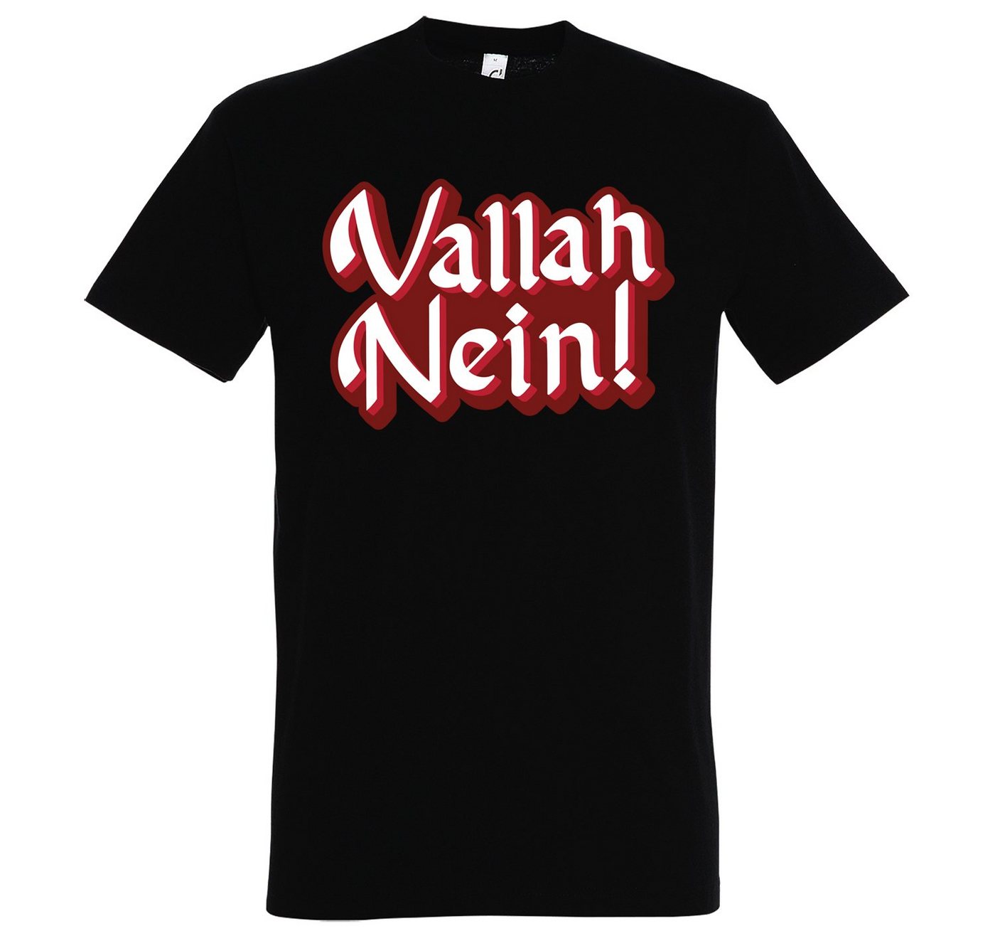 Youth Designz T-Shirt Vallah Nein" Herren T-Shirt mit lustigem Spruch" von Youth Designz