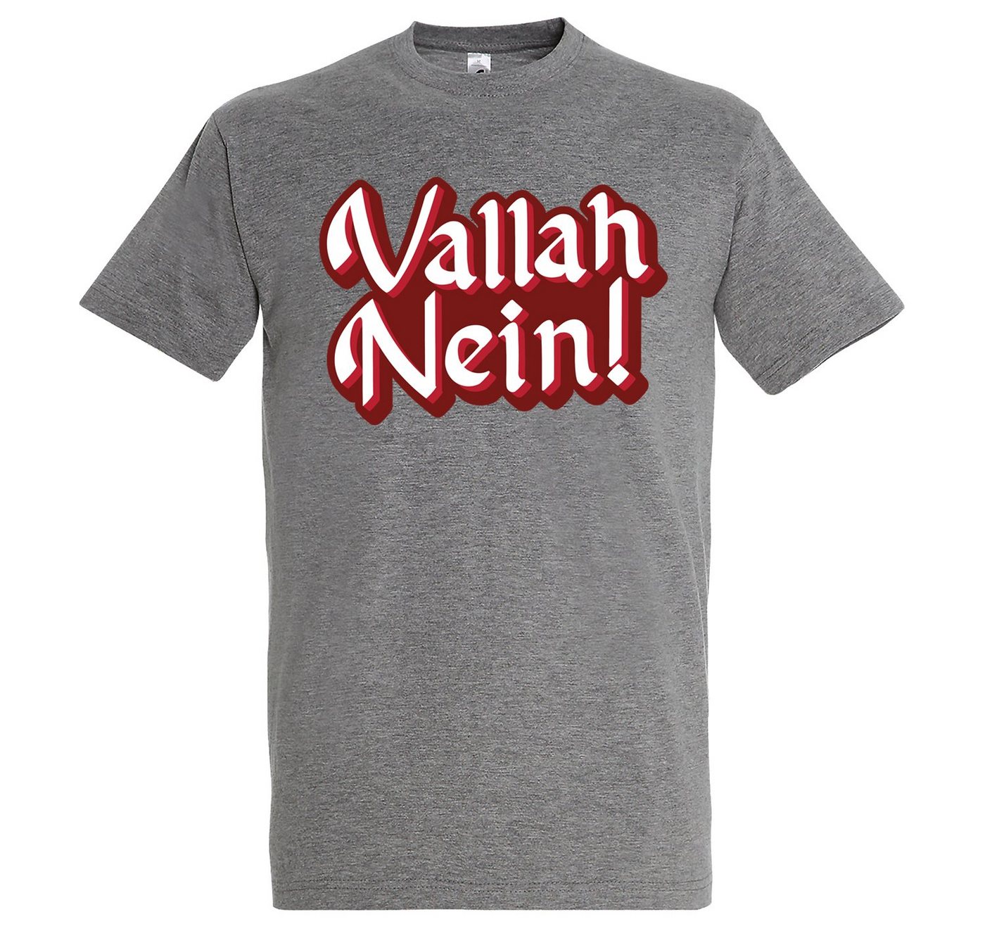 Youth Designz T-Shirt Vallah Nein" Herren T-Shirt mit lustigem Spruch" von Youth Designz