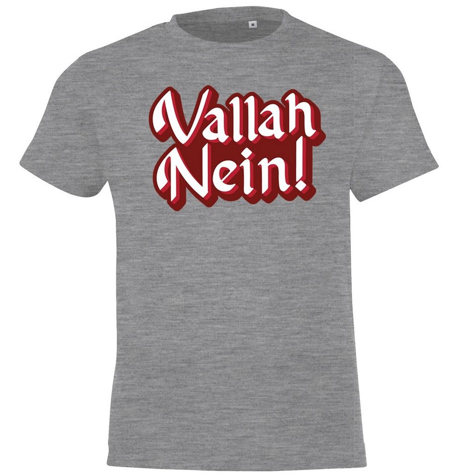 Youth Designz T-Shirt VallahNein" Kinder T-Shirt für Jungen und Mädchen mit lustigem Frontprint" von Youth Designz