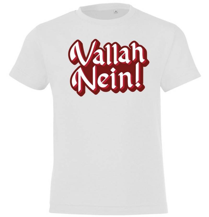 Youth Designz T-Shirt "VallahNein" Kinder T-Shirt für Jungen und Mädchen mit lustigem Frontprint von Youth Designz