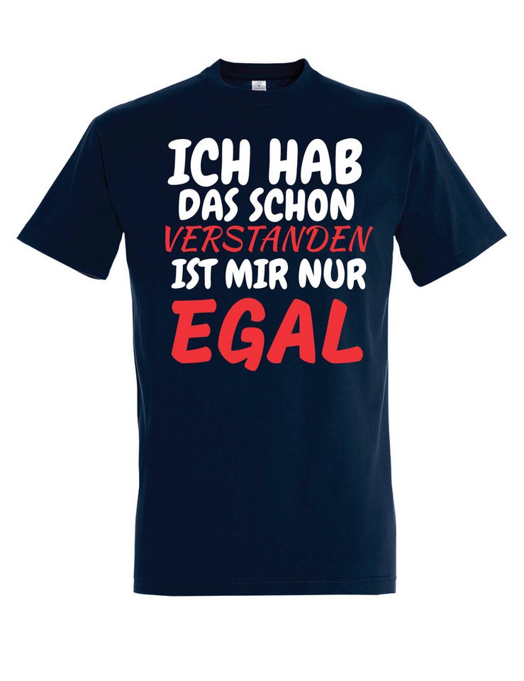 Youth Designz T-Shirt Verstanden Egal Herren T-Shirt mit lustigen Spruch Statement Geschenk lustiger Aufdruck für Männer von Youth Designz