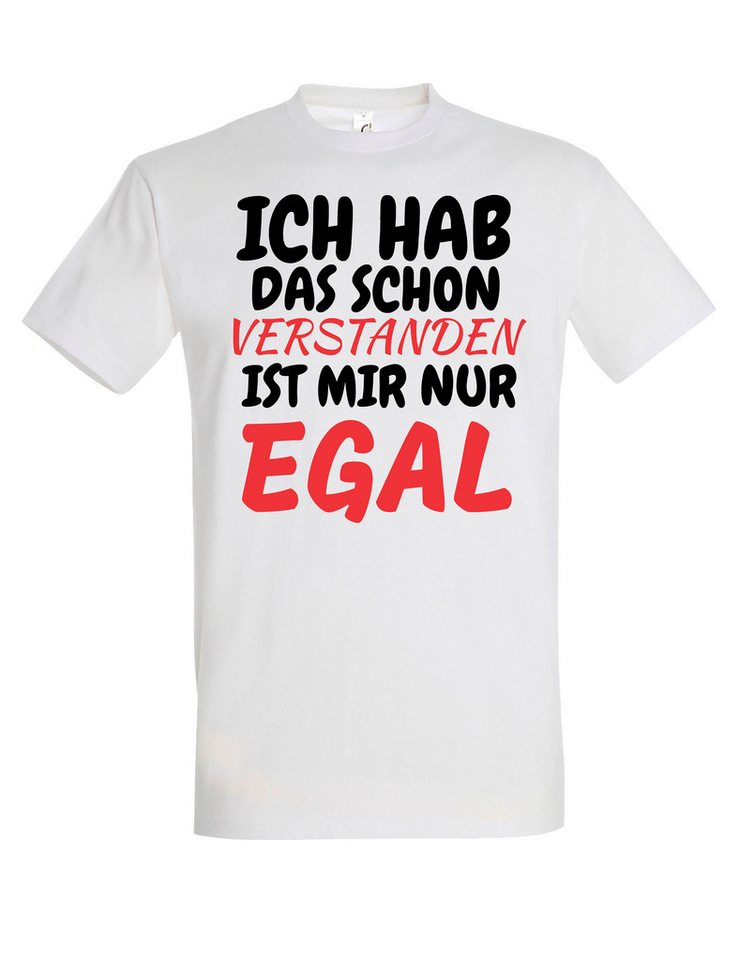 Youth Designz T-Shirt Verstanden Egal Herren T-Shirt mit lustigen Spruch Statement Geschenk lustiger Aufdruck für Männer von Youth Designz