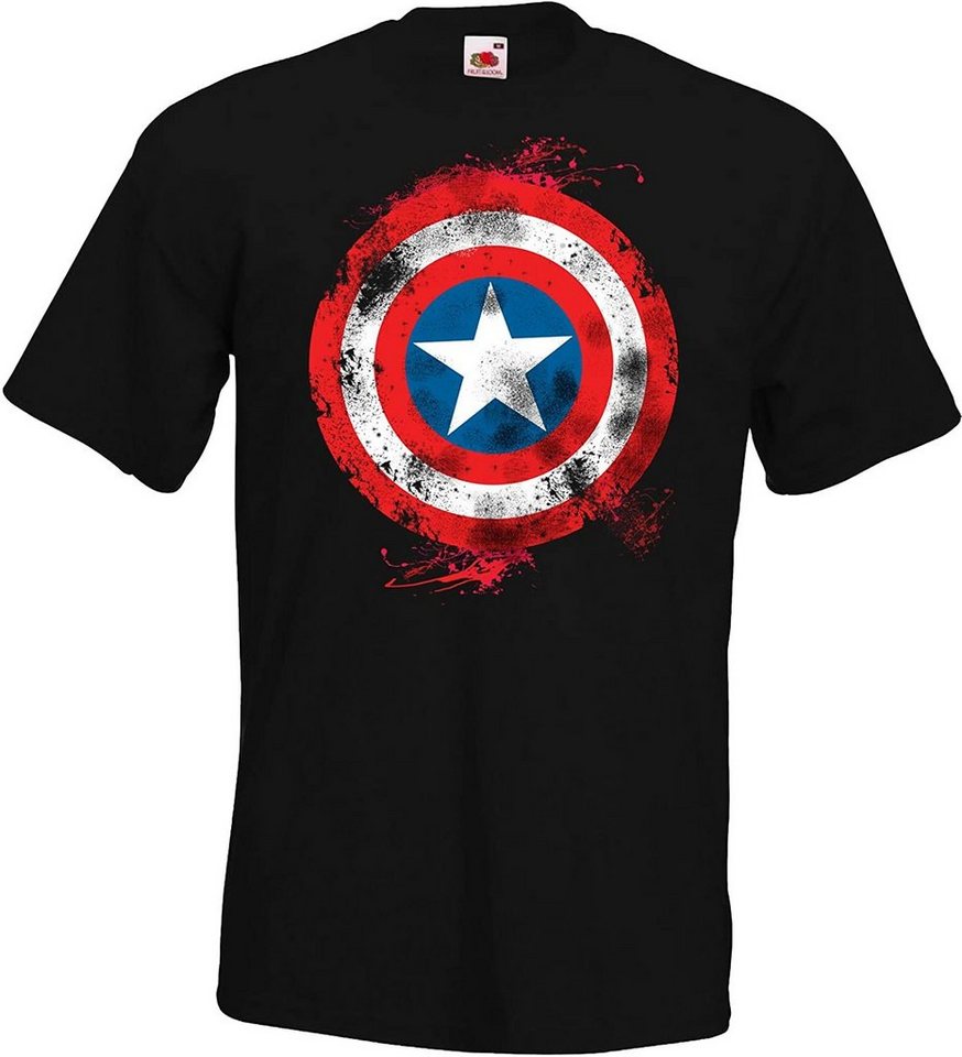 Youth Designz T-Shirt Vintage America Herren T-Shirt mit trendigen Frontprint von Youth Designz