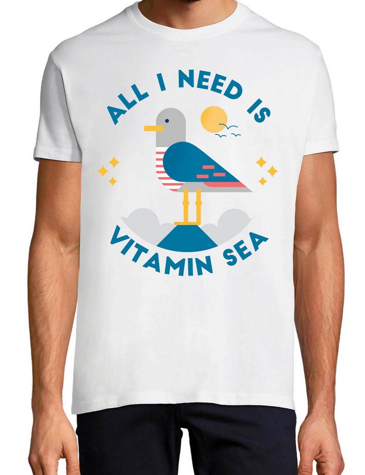 Youth Designz T-Shirt Vitamin Sea Herren T-Shirt mit trendigem Motiv Youth Designz T-Shirt Vitamin Sea Herren T-Shirt mit trendigem Motiv von Youth Designz