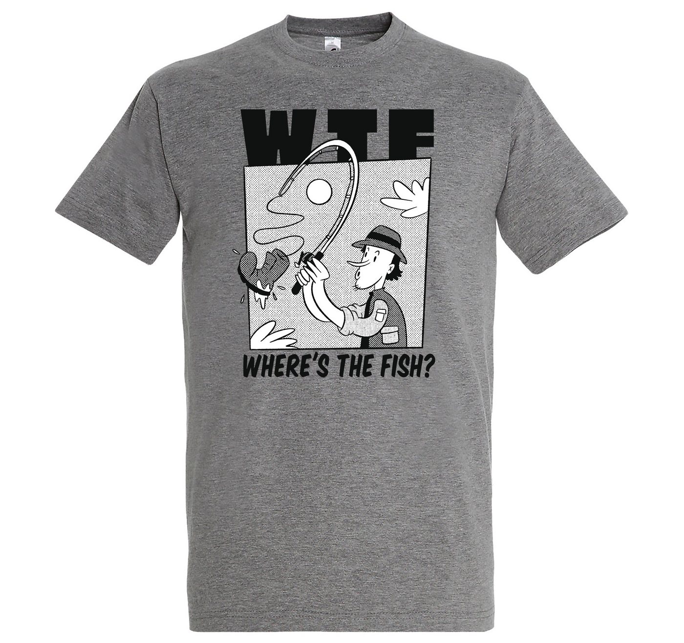 Youth Designz T-Shirt WTF Where´s The Fish?" Herren Shirt mit trendigem Frontprint" von Youth Designz