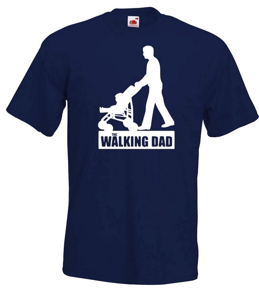 Youth Designz T-Shirt Walking Dad Herren Shirt mit witzigem Frontprint von Youth Designz