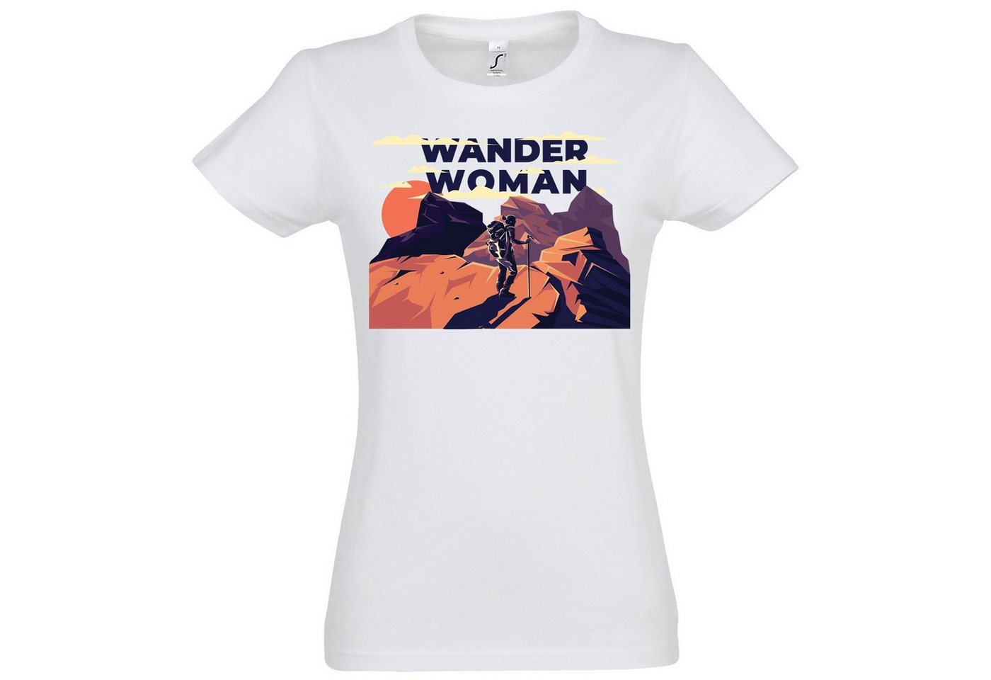 Youth Designz T-Shirt Wander Woman Damen T-Shirt Mit modischem Print von Youth Designz