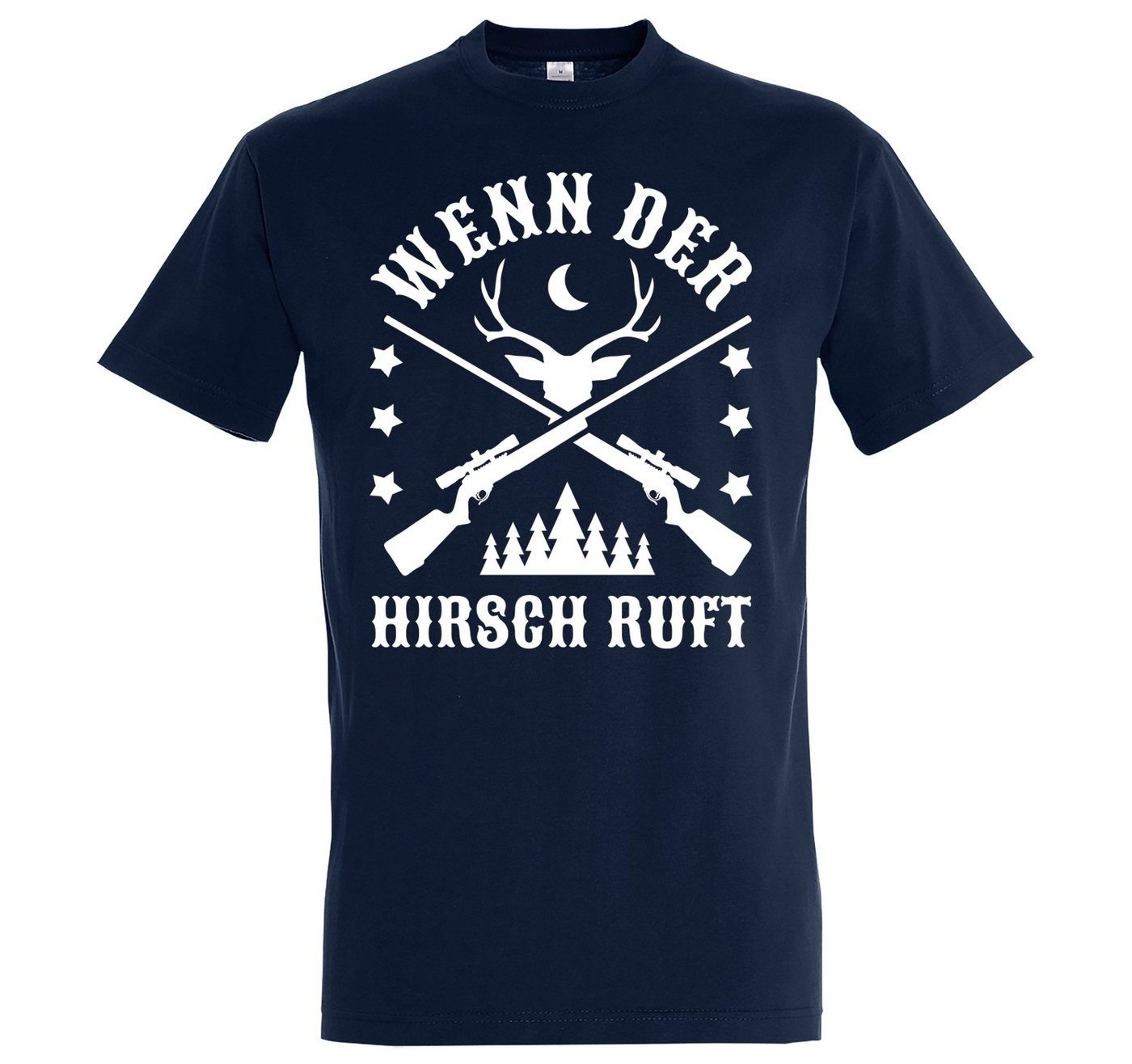 Youth Designz T-Shirt Wenn Der Hirsch Ruft" Herren Shirt mit trendigem Frontprint" von Youth Designz