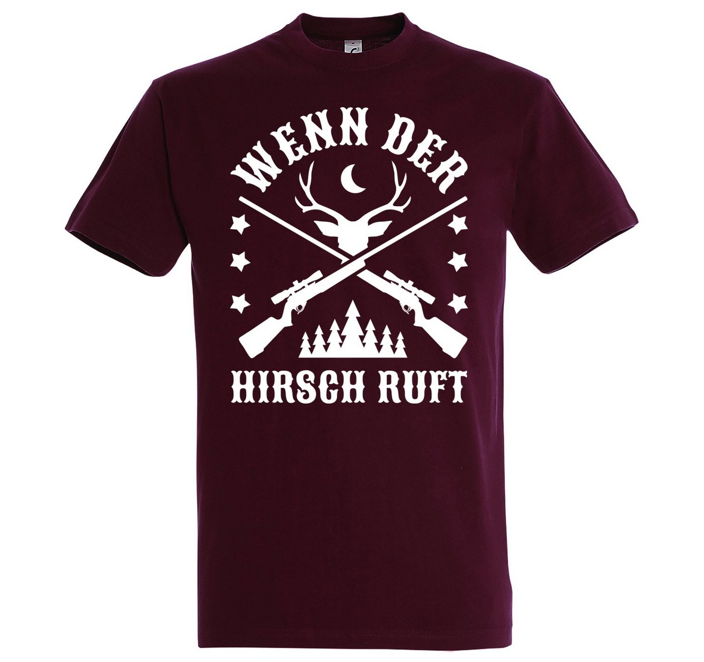 Youth Designz T-Shirt Wenn Der Hirsch Ruft" Herren Shirt mit trendigem Frontprint" von Youth Designz