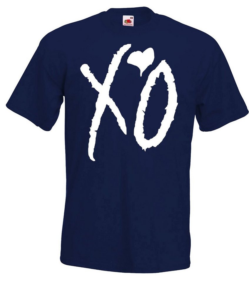 Youth Designz T-Shirt XO Herren T-shirt mit trendigem Frontprint von Youth Designz