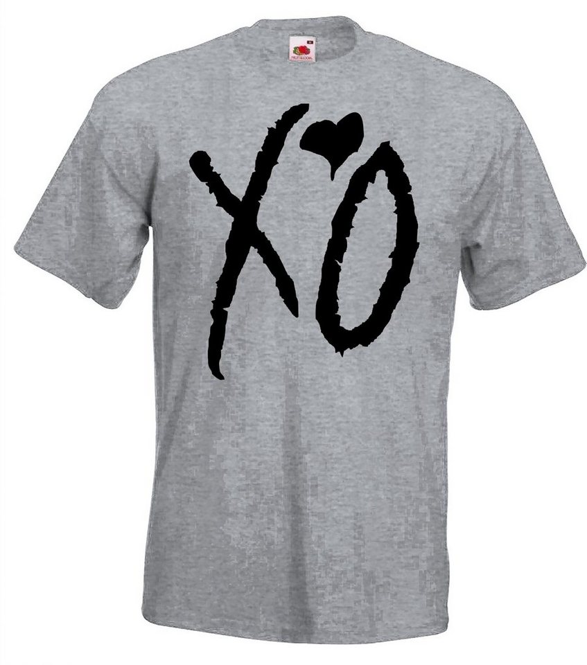 Youth Designz T-Shirt XO Herren T-shirt mit trendigem Frontprint von Youth Designz