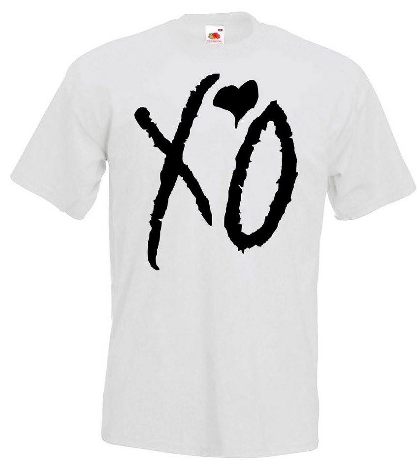 Youth Designz T-Shirt XO Herren T-shirt mit trendigem Frontprint von Youth Designz