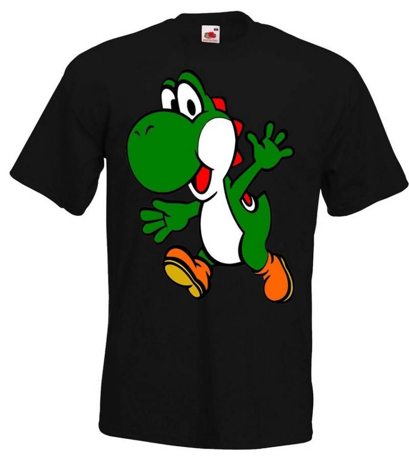 Youth Designz T-Shirt Yoshi witziges Gaming T-Shirt für Herren Mit trendigem Frontprint von Youth Designz