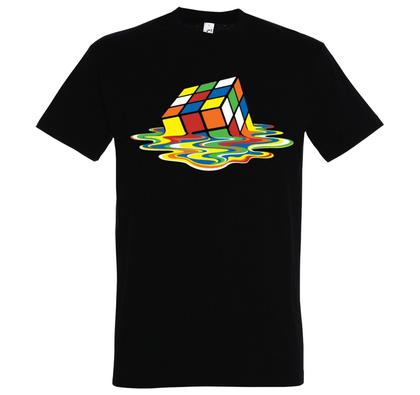 Youth Designz T-Shirt Zauberwürfel Herren Shirt mit witzigem Frontprint von Youth Designz