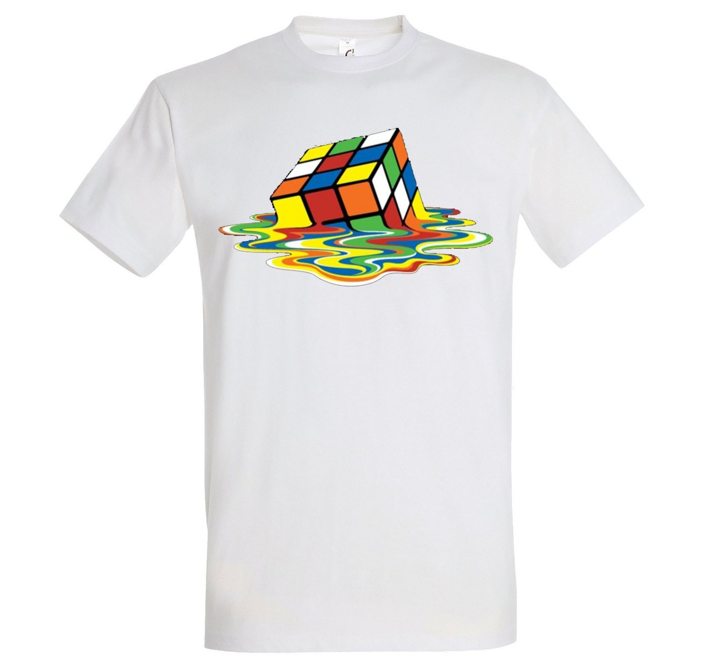 Youth Designz T-Shirt Zauberwürfel Herren Shirt mit witzigem Frontprint von Youth Designz