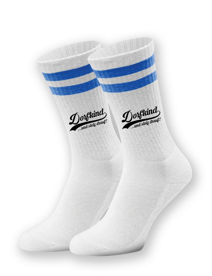 Youth Designz Tennissocken Dorfkind Unisex Socken Geschenk mit verstärkter Verse und Zehenbereich von Youth Designz
