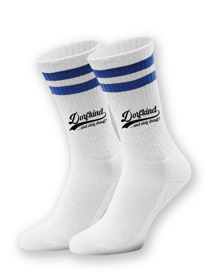 Youth Designz Tennissocken Dorfkind Unisex Socken Geschenk mit verstärkter Verse und Zehenbereich von Youth Designz