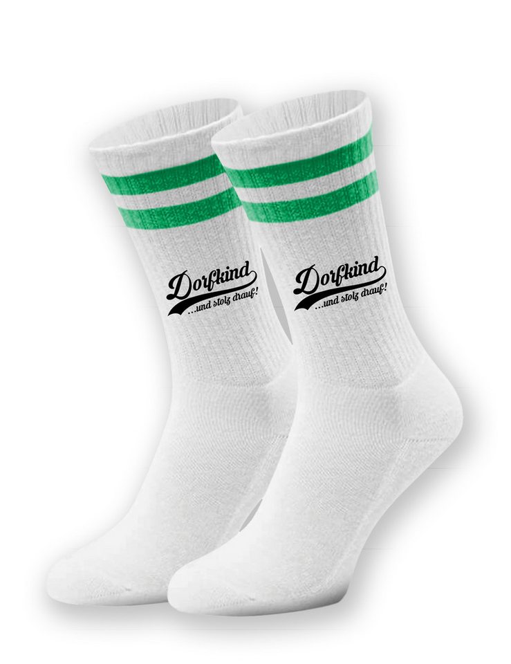 Youth Designz Tennissocken Dorfkind Unisex Socken Geschenk mit verstärkter Verse und Zehenbereich von Youth Designz