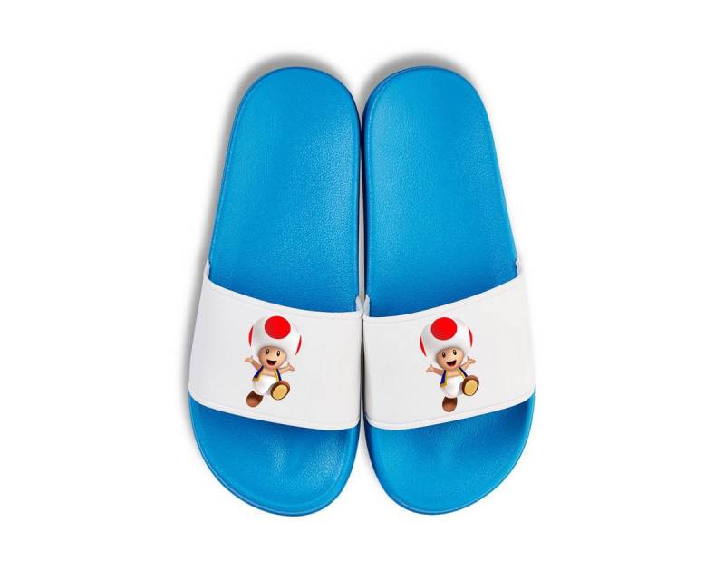 Youth Designz Toad Unisex Badelatschen Flip Flops Badeschuh mit lustigen Logo für Herren und Damen von Youth Designz