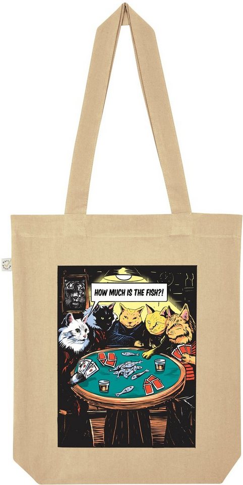 Youth Designz Tragetasche How Much Is The Fish?" Poker Jutebeutel Tasche Lange Henkel, mit trendigem Print" von Youth Designz