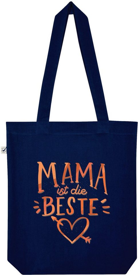 Youth Designz Tragetasche Mama Ist Die Beste utebeutel Tasche Lange Henkel, mit trendigem Aufdruck von Youth Designz