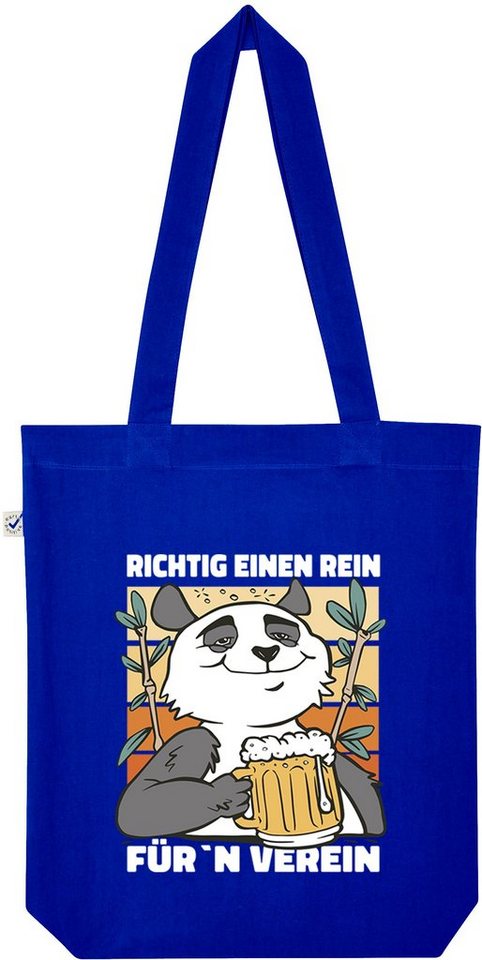 Youth Designz Tragetasche Panda Bier Jutebeutel Tasche Lange Henkel, mit trendigem Print von Youth Designz