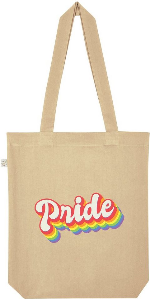 Youth Designz Tragetasche Peace Love Pride Jutebeutel Tasche Lange Henkel, mit trendigem Aufdruck von Youth Designz