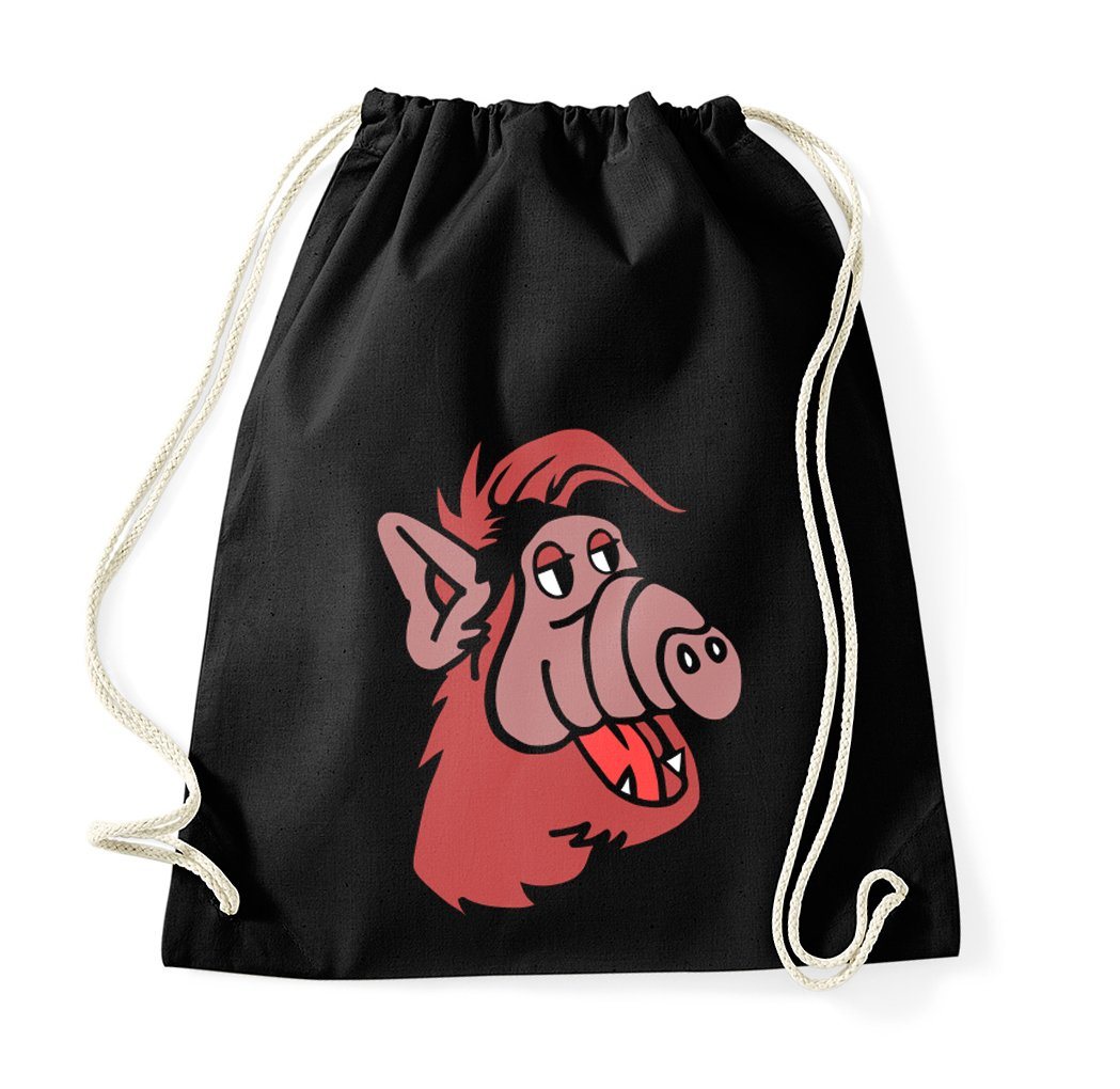 Youth Designz Turnbeutel Alf Baumwoll Tasche Turnbeutel, mit modischem Print von Youth Designz