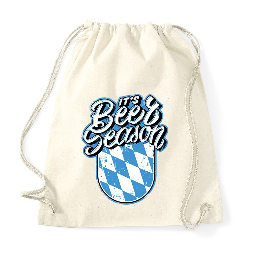 Youth Designz Turnbeutel Bayern Beer Season Baumwoll Tasche, mit trendigem Motiv von Youth Designz