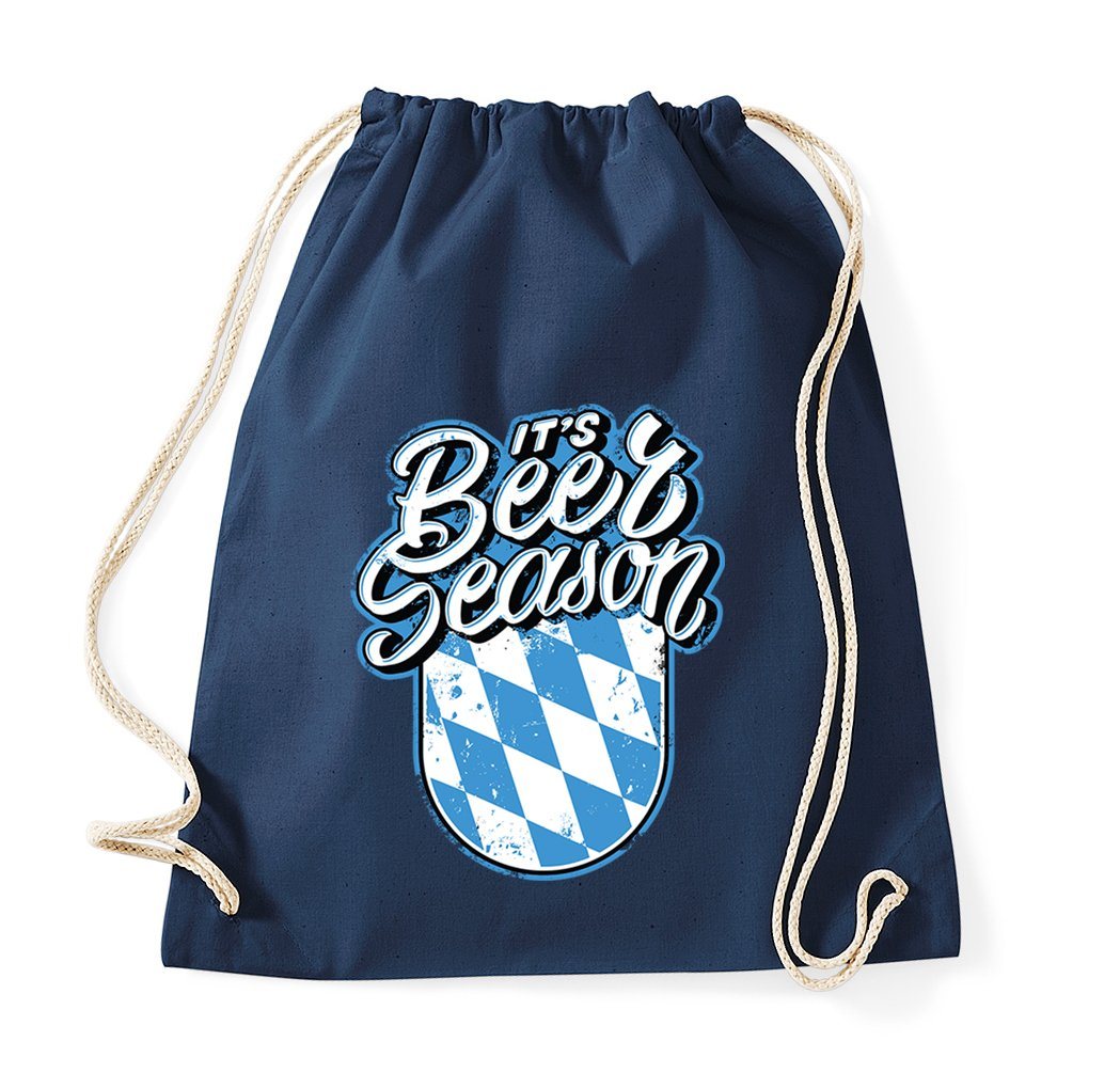 Youth Designz Turnbeutel Bayern Beer Season Baumwoll Tasche, mit trendigem Motiv von Youth Designz