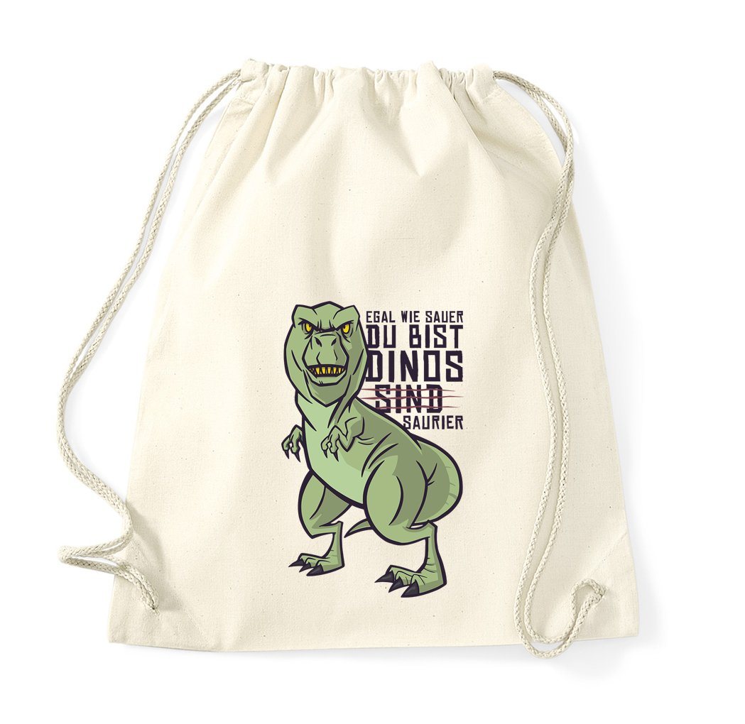 Youth Designz Turnbeutel Dinos Sind Saurier" Baumwoll Tasche, mit trendigem Motiv" von Youth Designz