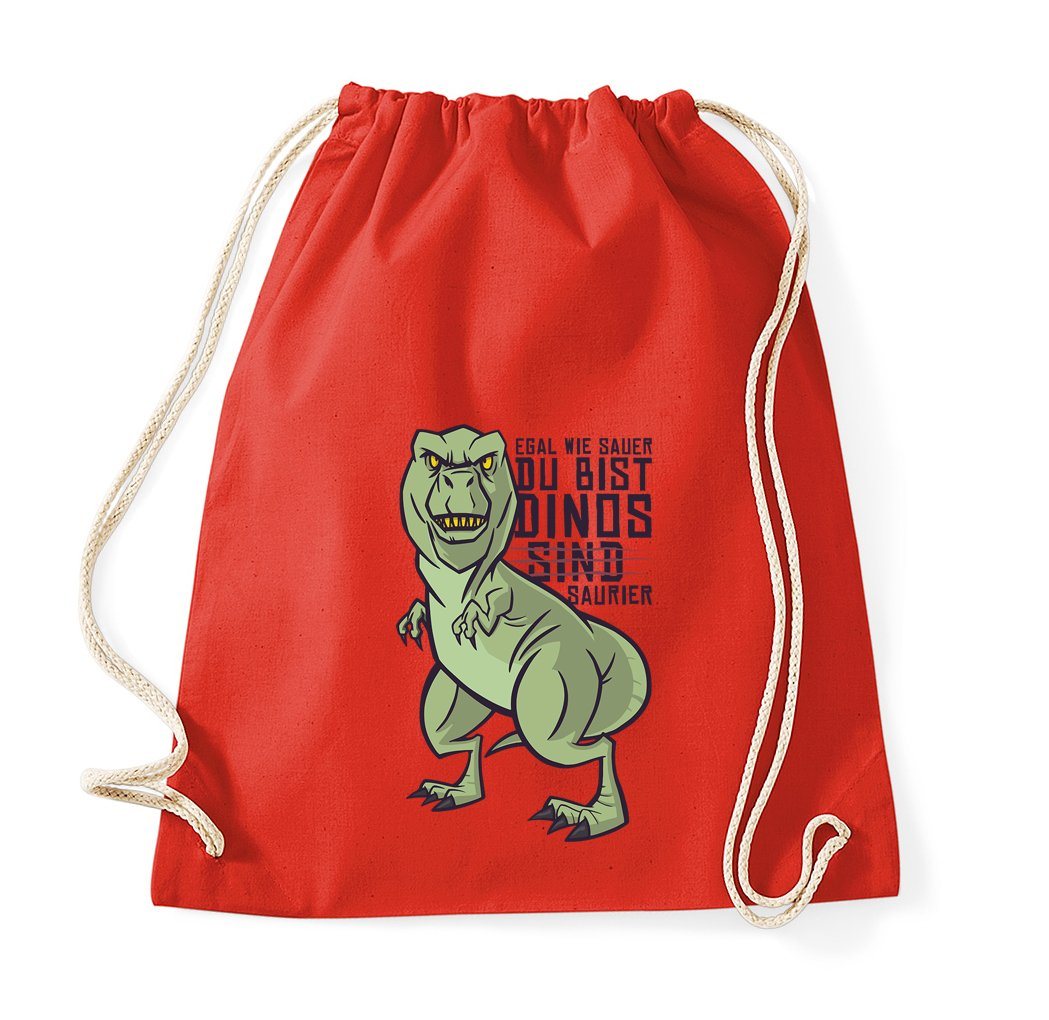 Youth Designz Turnbeutel Dinos Sind Saurier" Baumwoll Tasche, mit trendigem Motiv" von Youth Designz