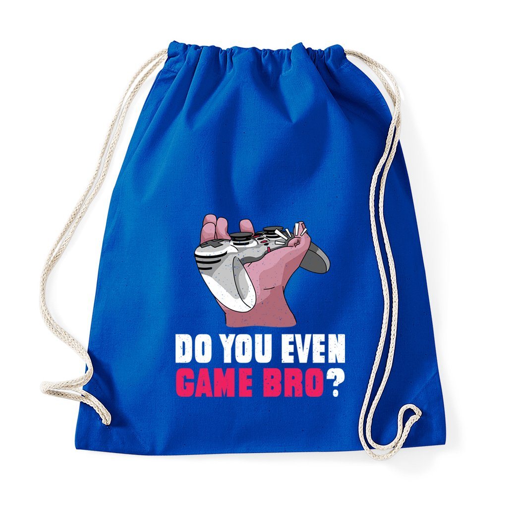 Youth Designz Turnbeutel Do You Even Game Bro?" Baumwoll Tasche Turnbeutel, mit lustigem Gaming Frontprint" von Youth Designz