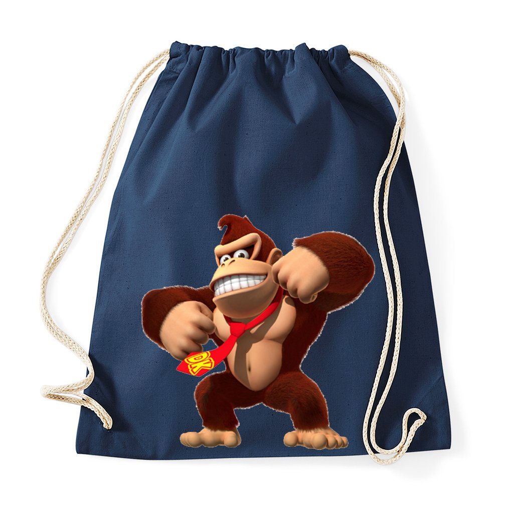 Youth Designz Turnbeutel Donkey Kong Baumwoll Tasche Turnbeutel, mit modischem Print von Youth Designz