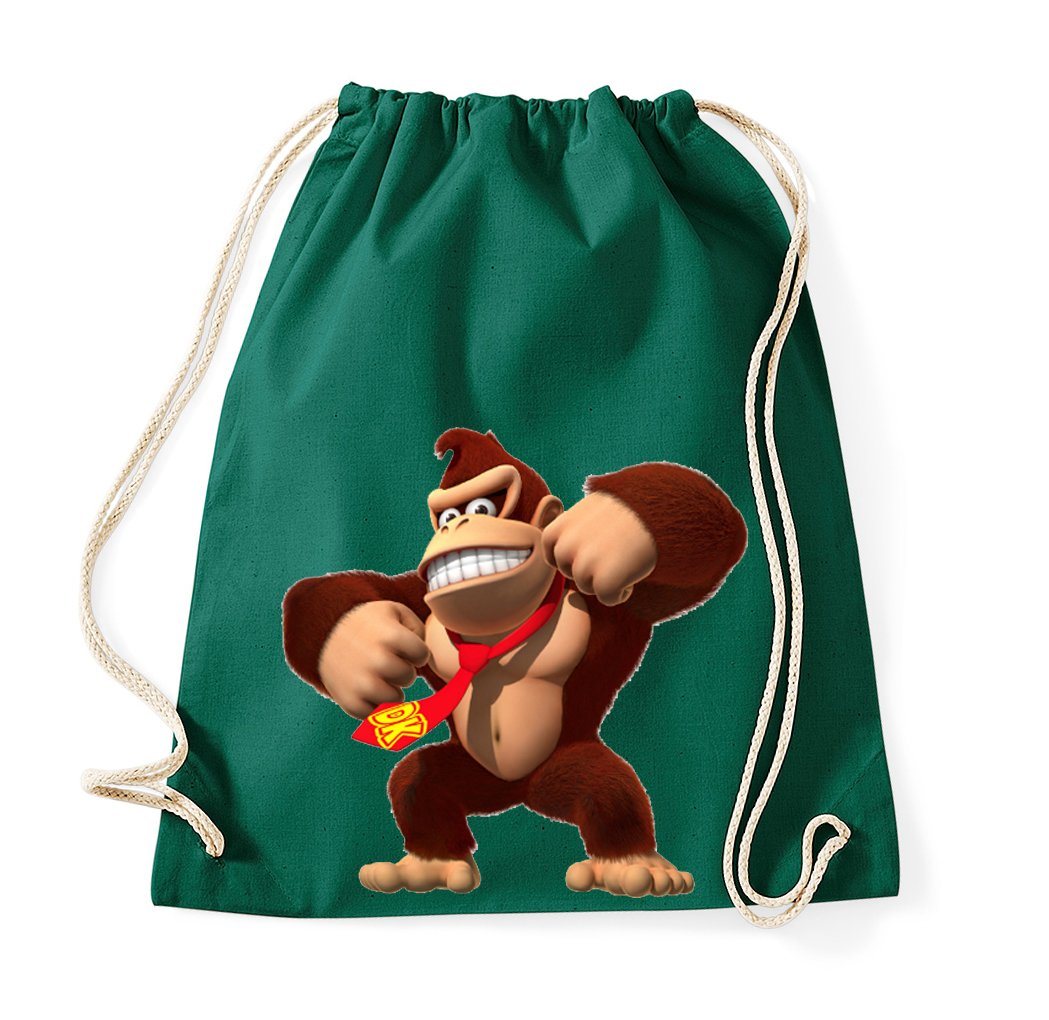 Youth Designz Turnbeutel Donkey Kong Baumwoll Tasche Turnbeutel, mit modischem Print von Youth Designz