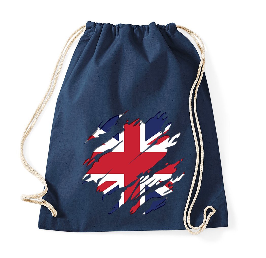 Youth Designz Turnbeutel England Britain Baumwolle Tasche, mit trendigem Motiv von Youth Designz