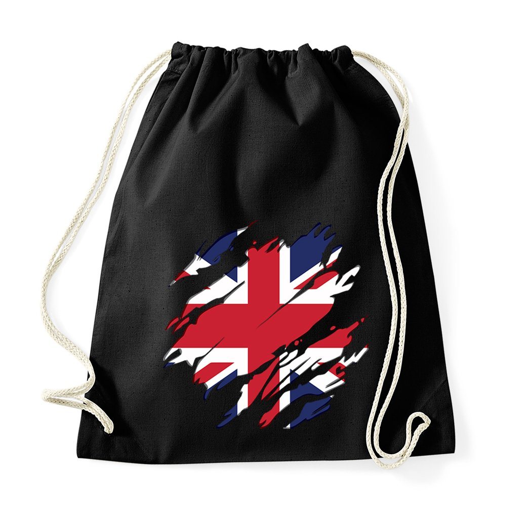 Youth Designz Turnbeutel England Britain Baumwolle Tasche, mit trendigem Motiv von Youth Designz