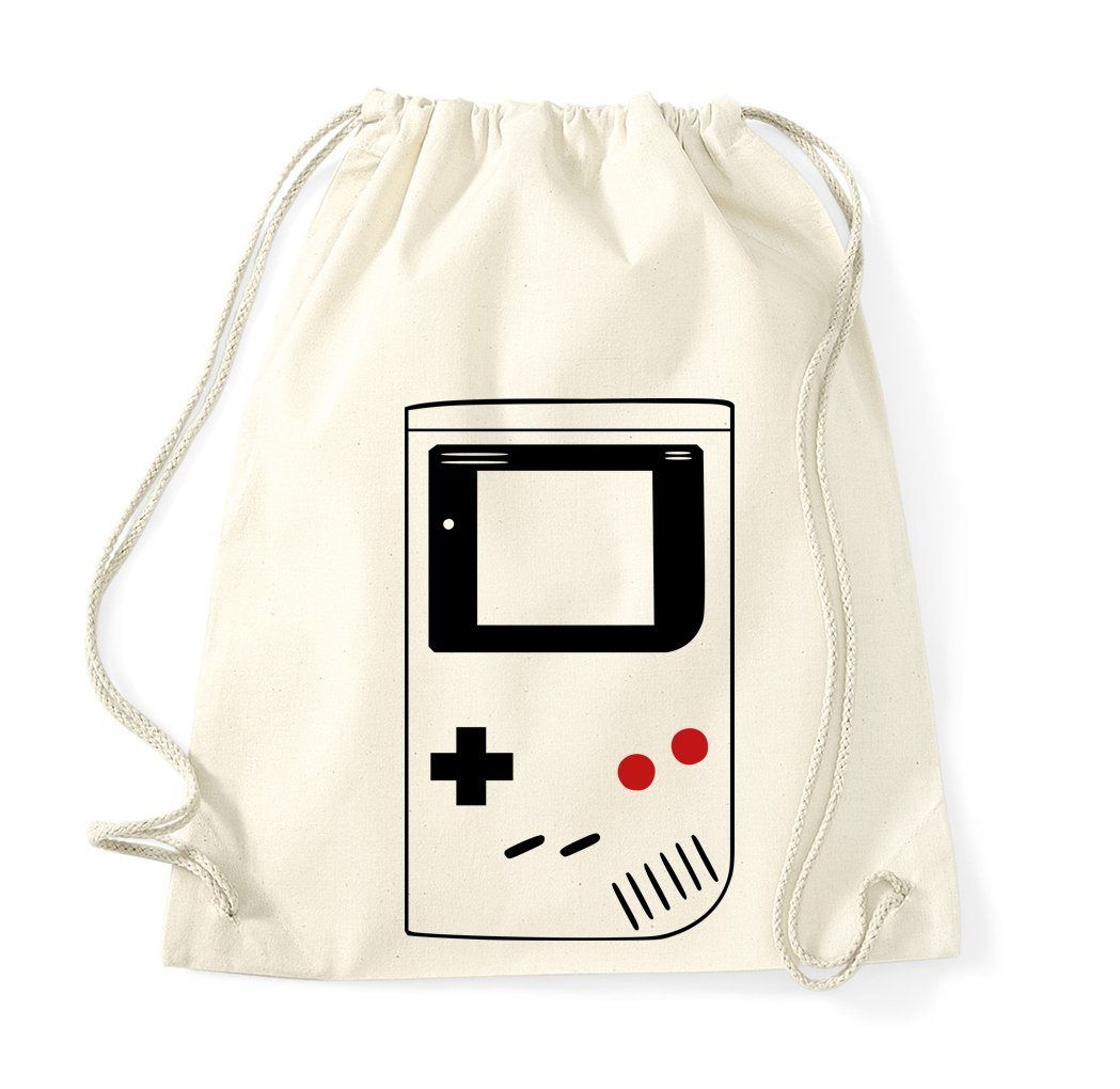 Youth Designz Turnbeutel Gameboy Baumwoll Tasche Turnbeutel, mit modischem Print von Youth Designz