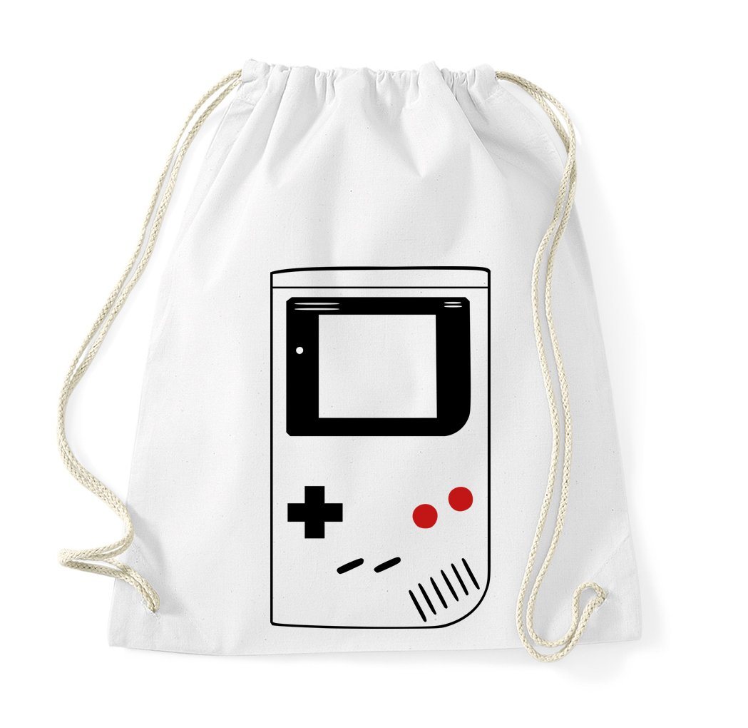 Youth Designz Turnbeutel Gameboy Baumwoll Tasche Turnbeutel, mit modischem Print von Youth Designz