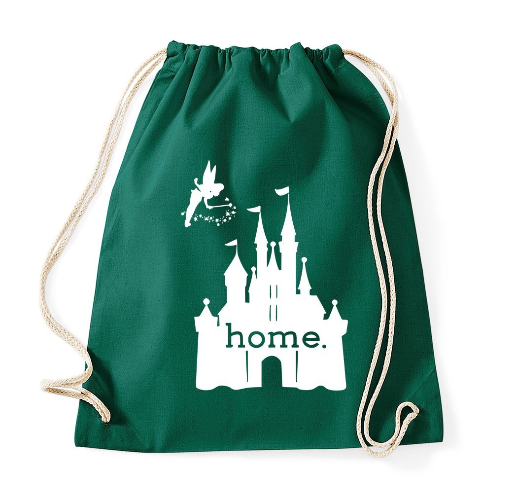 Youth Designz Turnbeutel Home Märchen Schloss Baumwoll Tasche Turnbeutel, mit modischem Print von Youth Designz