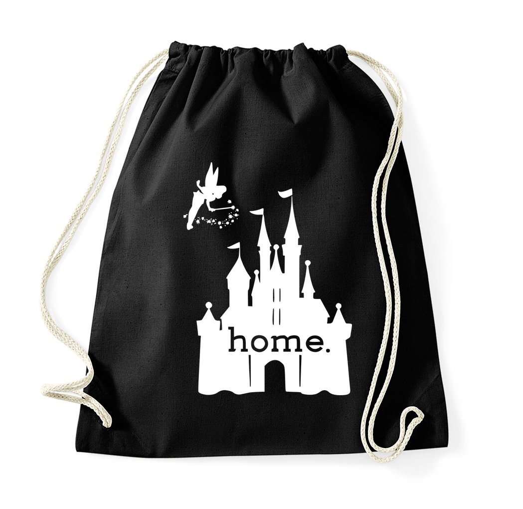 Youth Designz Turnbeutel Home Märchen Schloss Baumwoll Tasche Turnbeutel, mit modischem Print von Youth Designz