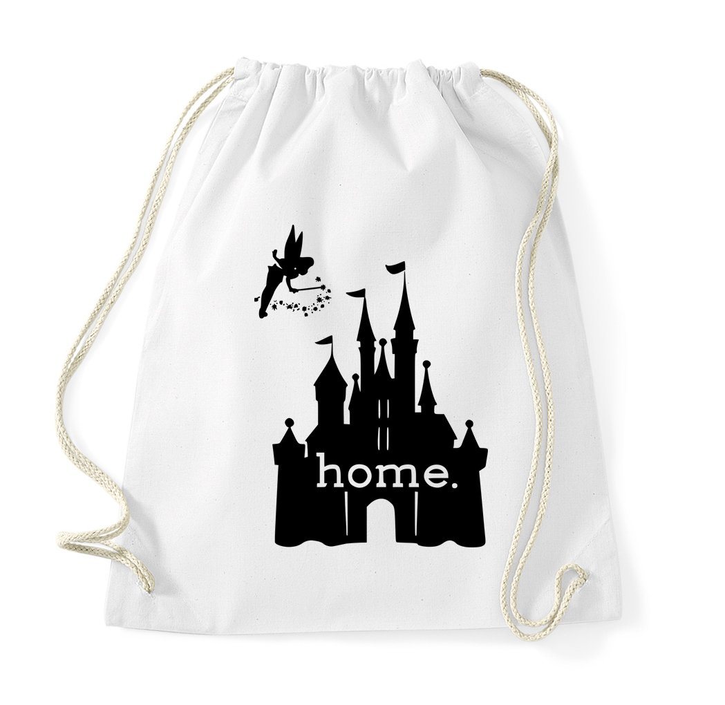 Youth Designz Turnbeutel Home Märchen Schloss Baumwoll Tasche Turnbeutel, mit modischem Print von Youth Designz