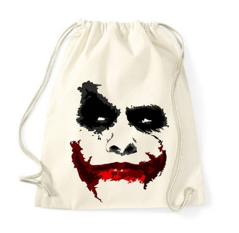 Youth Designz Turnbeutel Joker Baumwoll Tasche Turnbeutel, mit modischem Print von Youth Designz